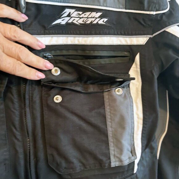 Arctic Cat Team Arctic Pro Insulated snowmobile jacket Men's S - Picture 10 of 14